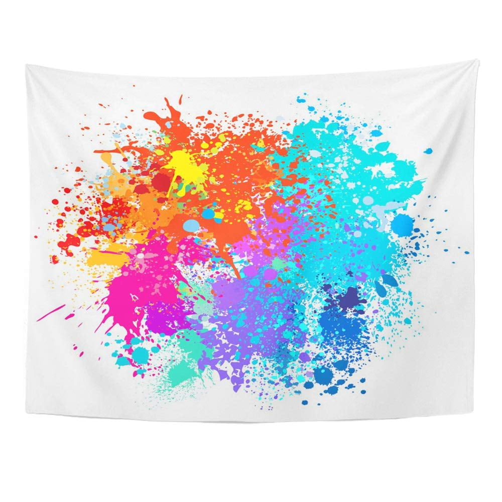 bedroom decorated with splatter paint wall art bedroom decorated with splatter paint wall art