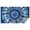 Blue White Tie, variant on Colorful Rainbow Tie Dye Spiral Pattern Rectangle Tablecloth 60"x84",Waterproof Polyester Rectangle Table Cloth, Wipeable Spillproof Polyester Tablecloth for Dining, Camping, Indoor and Outdoor
