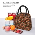 thumbnail image 5 of Rateoe Forest Squirrel Pattern Lunch Bag Women, Lunch Box, Lunch Bag, Small Leakproof Lunch Tote Large Capacity Reusable Insulated Cooler Lunch Container, 5 of 6
