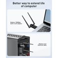 thumbnail image 4 of Adaptador WiFi USB inalámbrico Nineplus 1200Mbps para PC, 4 of 9