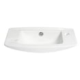 thumbnail image 4 of Pemberly Row White 20" Small Wall Mounted Ceramic Sink with Faucet Hole, 4 of 5