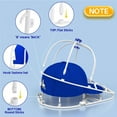 thumbnail image 4 of Lavadora de gorras de béisbol, limpiador de gorras apto para jaulas de marco de lavadora de gorras de béisbol, bastidores protectores de gorras, 4 of 5