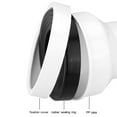 thumbnail image 4 of Plastic Toilet Sewer Drain Pipe Installation Sealing Fitting Accessory Connection Part, 4 of 5
