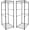 Black, variant on 2 Pack 5-Tier Steel Tote Rack - Maximize Space, Declutter, Organization, NSF Certified, Bin Storage for Garage, Pantry, Kitchen, Workspace, 5 Shelves, 31″ x 23″ x 68″, Zinc
