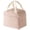 Pink-5C, variant on MMJ Corduroy Insulated Lunch Bag Waterproof Oil Proof Thermal Tote Reusable Work Picnic