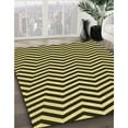thumbnail image 2 of Ahgly Company Indoor Round Patterned Black Bean Brown Area Rugs, 7' Round, 2 of 6