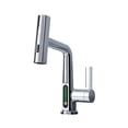 thumbnail image 1 of Decodeary Pull-Out Basin Faucet Easy Installation And 3 Water Flow Modes Premium Easy Installation Sink Faucet Chrome color, 1 of 6