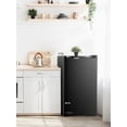 thumbnail image 4 of 3.2 Cu.ft Single Door Mini Fridge for Drinks, Partitioned Storage, 7 Level Temp Control, Black, 4 of 7
