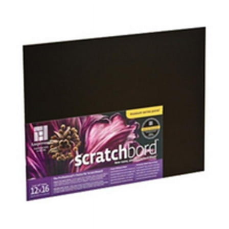 Scratchboard Clay Coated Hardboard Panel - 5 x 5 in. - Pack of 3