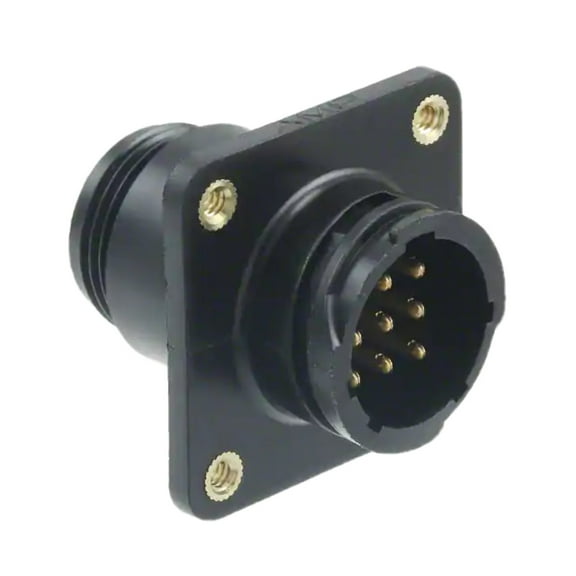 208223-3 Circular Connector 9Position Male Receptacle