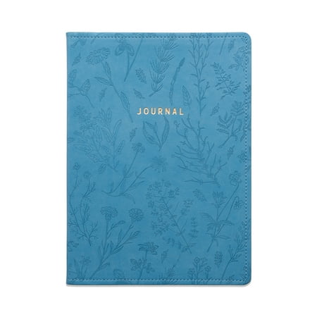 Pen+Gear Embossed Leatherette Journal, Blue