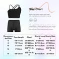 thumbnail image 7 of Zaldita Kids Girls Gymnastics/Ballet/Dance/Swim Outfits Sports Bra Crop Tops and Booty Shorts Active Royal Blue 14, 7 of 7