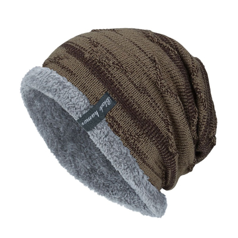 Winter Beanie Knit Hats for Men - Wool 