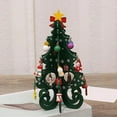 thumbnail image 3 of Decoración De árbol De Navidad De Madera, 6 Piezas, árbol De Navidad De Madera 3D Vívido Para Fiesta De Navidad, 3 of 5