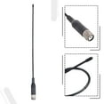 Kairuite TNC Male UHF Walkie Talkie Whip Antenna 433Mhz Antenna GSM