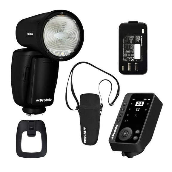 Profoto A10 On-Camera Flash Light for Canon Bundle with Connect Pro for Canon (2 Items)