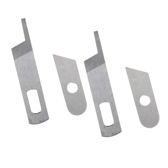 2x 2pcs Cuchillas Inferior para SINGER 14CG744 14CG754 14SH644 14SH654 14U544 14U554 14U555 14U557 Hugo Pieza de máquina de coser industrial