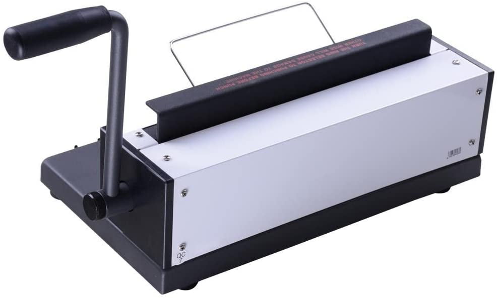 Details about   Calendar Spiral Coil Paper Punching Binding Machine 34-Square-Hole Ring Binder