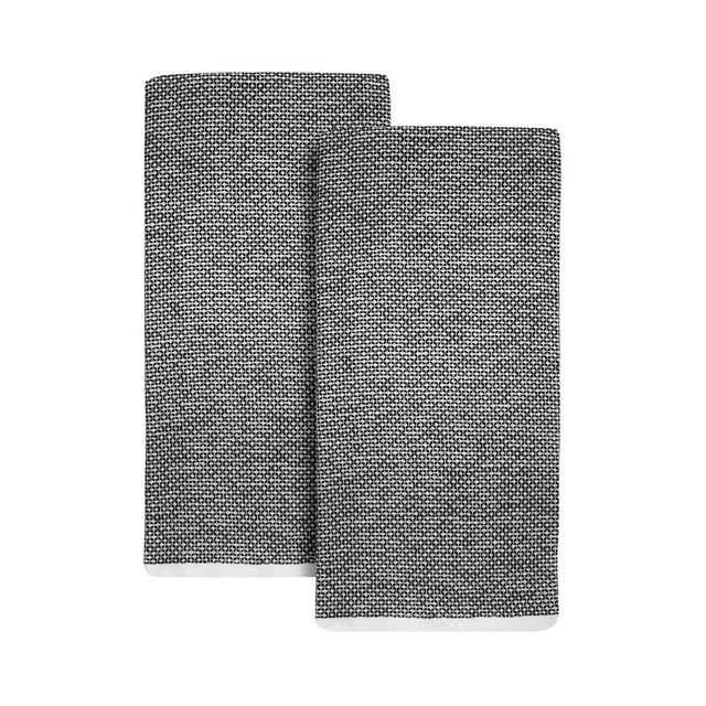 Better Homes & Gardens 2pk Kitchen Towel, Dark Grey