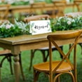 thumbnail image 2 of Koyal Wholesale Minimal Leaves Table Reserved Signs for Wedding Reception, Ceremony, Foldable Table Tent Cards, 16-Pack, 2 of 5