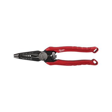 Milwaukee Pliers 7in1 High Leverage Wire Stripper Cutter Crimper Bolt Loop Maker Electric Tool