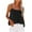Black, variant on UYISJ Womens Spaghetti Strap Tank Top Sleeveless Cute Shirt Summer Cami Top Boho Blouse Vest Top