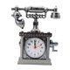 thumbnail image 3 of Reloj de escritorio de teléfono retro, modelo de adorno, material de Pp, escaparate de moda antigua, 6,3x2x7,4 pulgadas, para sala de estar con estilo Estilo B, 3 of 9
