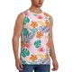 thumbnail image 2 of Fotbe Tropical Plants Men's Camiseta sin Mangas Estampada para Hombres, Playera Casual para Gimnasio, Entrenamiento, Playa-Small, 2 of 7