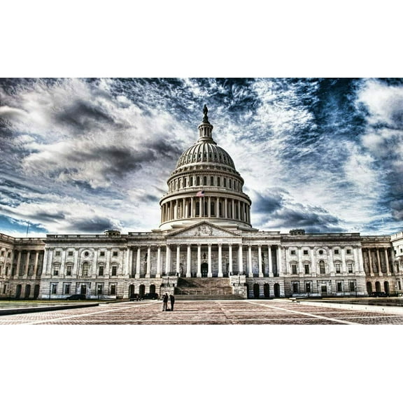 Capitol Building - CANVAS OR FINE PRINT WALL ART