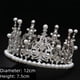 thumbnail image 4 of Joyas nupciales Decoración para tartas de cumpleaños Corona de perlas redondas Princesa Corona de diamantes de imitación Vestido de novia Tiara Accesorios para hornear, 4 of 4