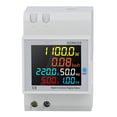 thumbnail image 4 of Medidor Digital De Montaje En Riel, Pantalla LCD Multímetro Con Pantalla LCD Robusto, Duradero, Multifuncional, Confiable, Práctico Para Equipos Eléctricos, 4 of 7