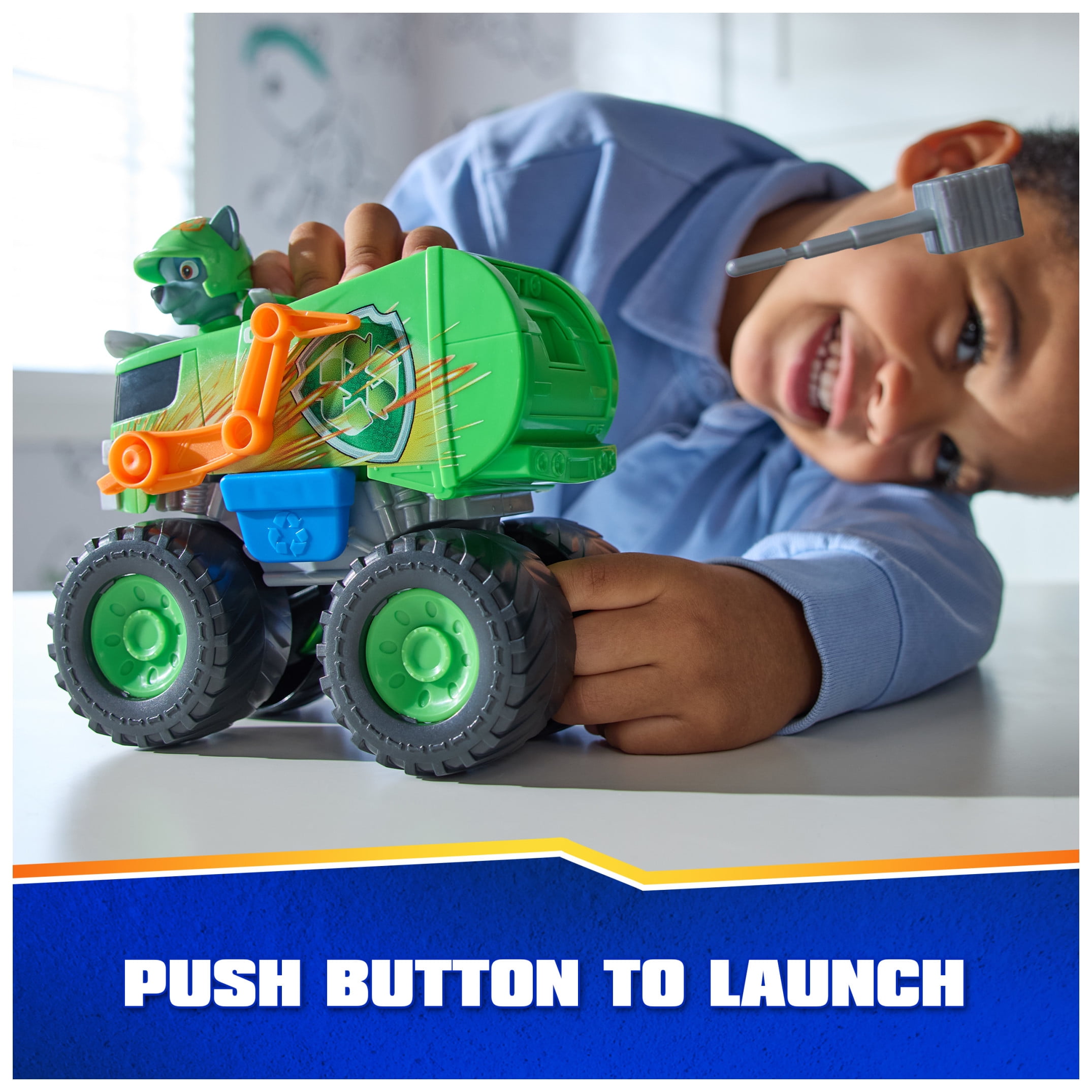 PAW Patrol: Rescue Wheels Rocky’s Recycle Truck with 2.5" Action Figure