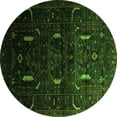 thumbnail image 1 of Ahgly Company Indoor Round Persian Green Traditional Area Rugs, 8' Round, 1 of 1