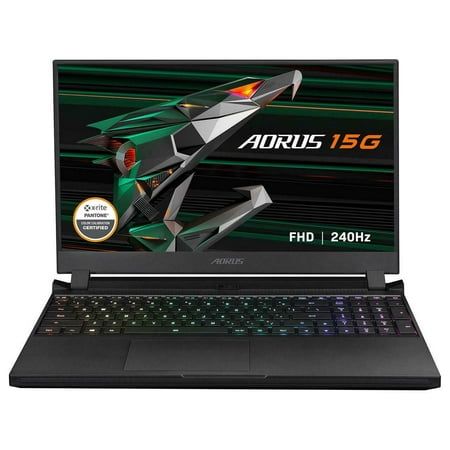 Aorus 15G KC-8US2130SH 15.6" 240 Hz IPS Intel Core i7 10th Gen 10870H (2.20 GHz) Laptop Notebook