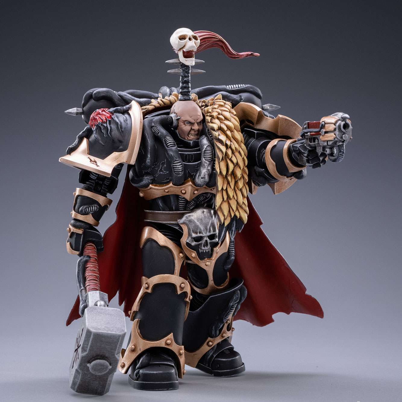 Warhammer 40k Warhammer 40,000 Black Legion Space Marine Chaos Lord Khalos Action Figure