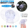 thumbnail image 1 of DEBGFS 3D Crystal Puzzle - Saturn, 40 Pcs,Silver, 1 of 7