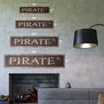 thumbnail image 2 of PIRATE Vintage Plastic Street Sign jolly roger skull crossbones ship | Indoor/Outdoor |  36" Wide, 2 of 4