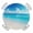 Sky Blue White, variant on Vintage Blue Farmhouse Round Tablecloth for 36-44 Inch Tables, Fitted Table Cover with Elastic Edge, Retro Wooden Country Waterproof Outdoor Table Cloth Protector for Patio Garden Dinner Picnic