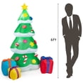 thumbnail image 2 of Gymax 6ft Inflatable Christmas Tree Indoor Outdoor Decoration w/ 3 Gift Boxes, 2 of 9