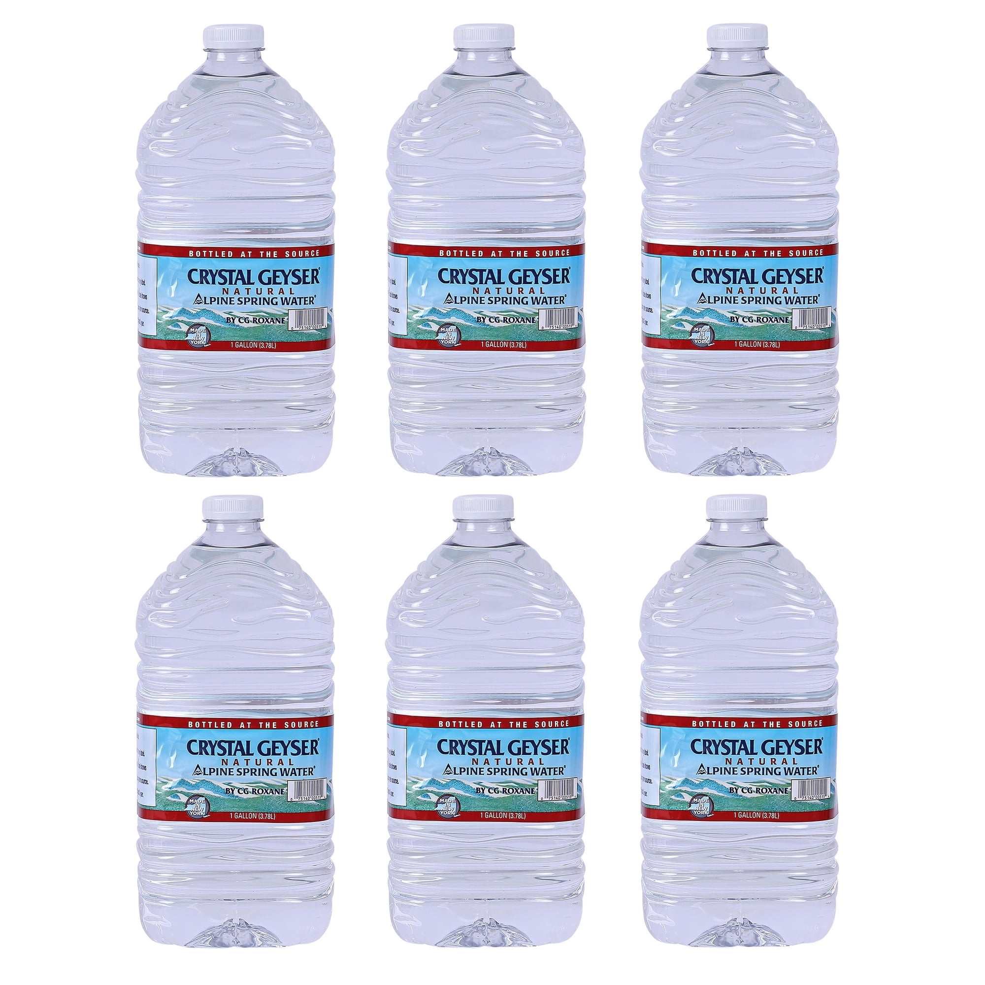 Crystal Geyser Alpine Spring Water, 128 Fl Oz, 6 Ct