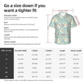 thumbnail image 5 of Susaid Floral Daisy Print Short Sleeve Shirts Button Down Casual Shirts Summer Beach Aloha Button Down Short Sleeve for Men ,X-Large, 5 of 7