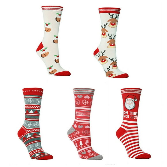 Europe and the United States style Christmas socks Elk men and women stockings personalized cotton socks socks Halloween socks