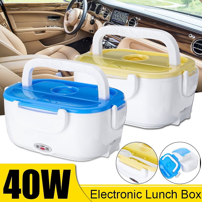 1.05L Portable Electric Heating Lunch Box Bento Food Warmer Food