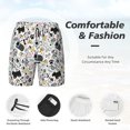 thumbnail image 5 of Lsque Mens Swim Trunks Puppy Pattern - Bathing Suit Compression Liner - Beach Swim Shorts Swimwear - (S-3XL) - Stretch Quick Dry -Medium, 5 of 9