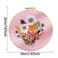 thumbnail image 2 of Complete Floral Embroidery For Beginners With Colorful Yarn Needles And Patterns Create Your Own Bouquet Art, 2 of 5