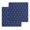 Blue, variant on Navy Blue Anchor Kitchen Dish Towels for Drying Dishes Set of 2, Nautical Coastal Summer Ocean Ship Waffle Weave Microfiber Hand Tea Bathroom Towels Quick Dry & Absorbent Towel 12x12
