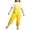 Yellow, variant on Kids Jumpsuits for Girls Gradient Tie-Dye Adjustable Strap Baggy Overalls Summer Teens Loose Rompers with Pockets