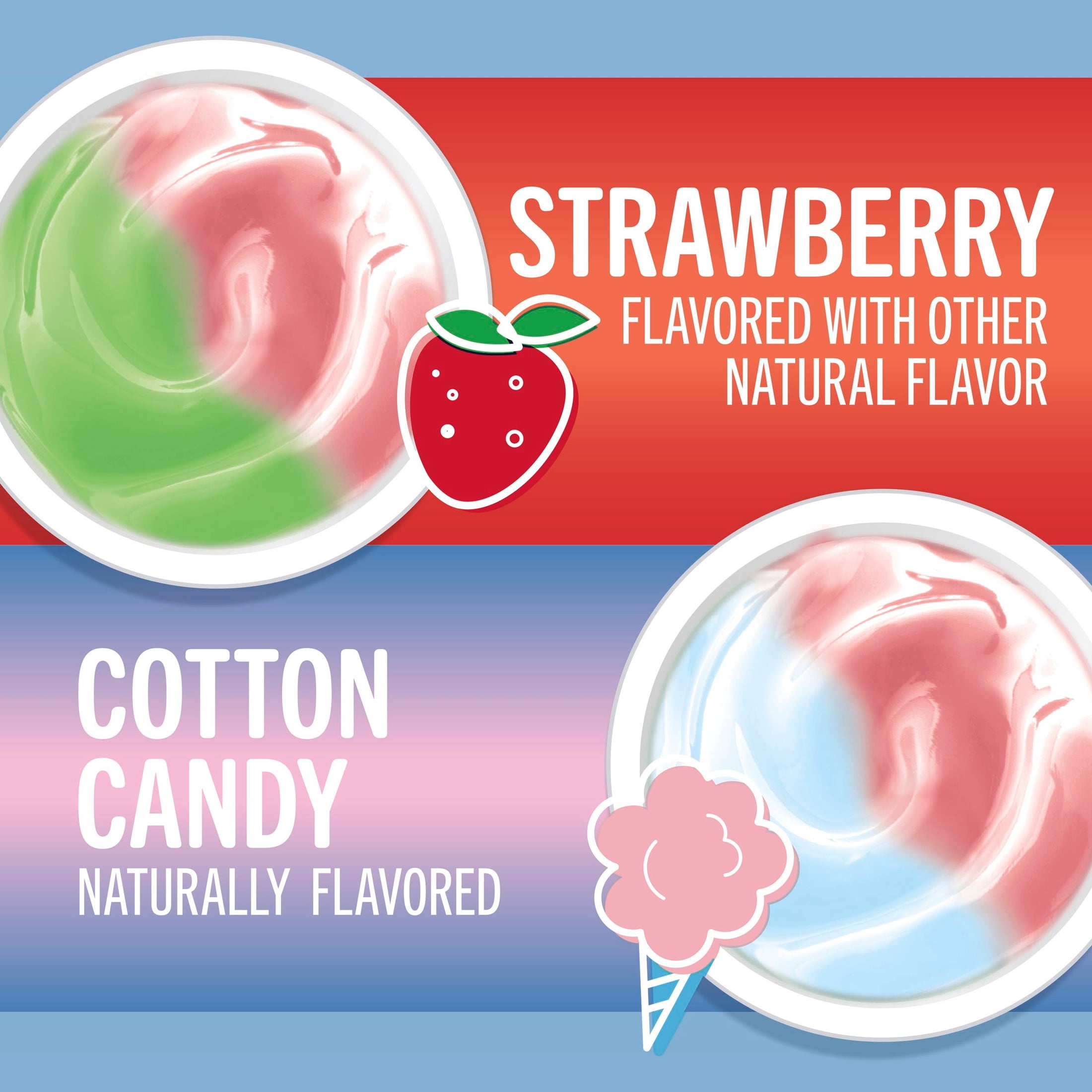 Yoplait Low Fat Kids Yogurt Cups, Bluey Variety Pack, Gluten Free, 12 Count, 48 oz