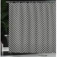 thumbnail image 3 of Ambesonne Star Shower Curtain, Monochrome Celestial Symbol, 69"Wx84"L, Charcoal Grey and White, 3 of 4