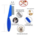 thumbnail image 2 of 3 Pack Dog Hair Flea Comb, Stainless Pin Dog Cat Grooming Tick Lice Comb, Random Color, 2 of 7